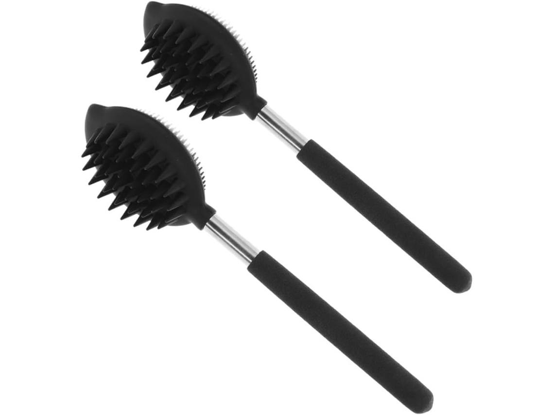 Conjunto De 2 Escovas Banho Com Cabos, Escovas Esfoliantes Corporais, Escovas De Cerdas Macias Para Mulheres