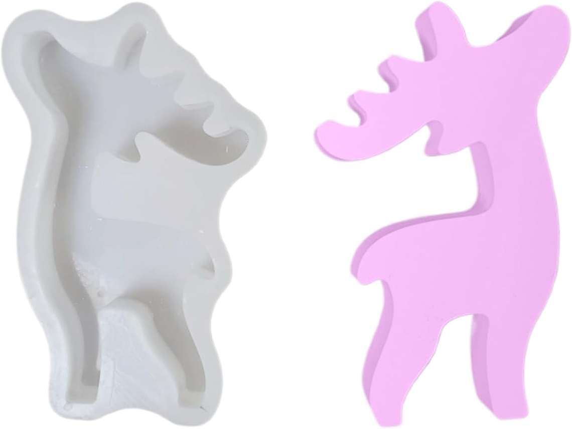 Molde De Silicone Veado