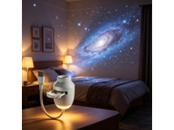Projetor De Galáxias 2 Em 1 Com Luz Noturna, 3 Discos Filme,