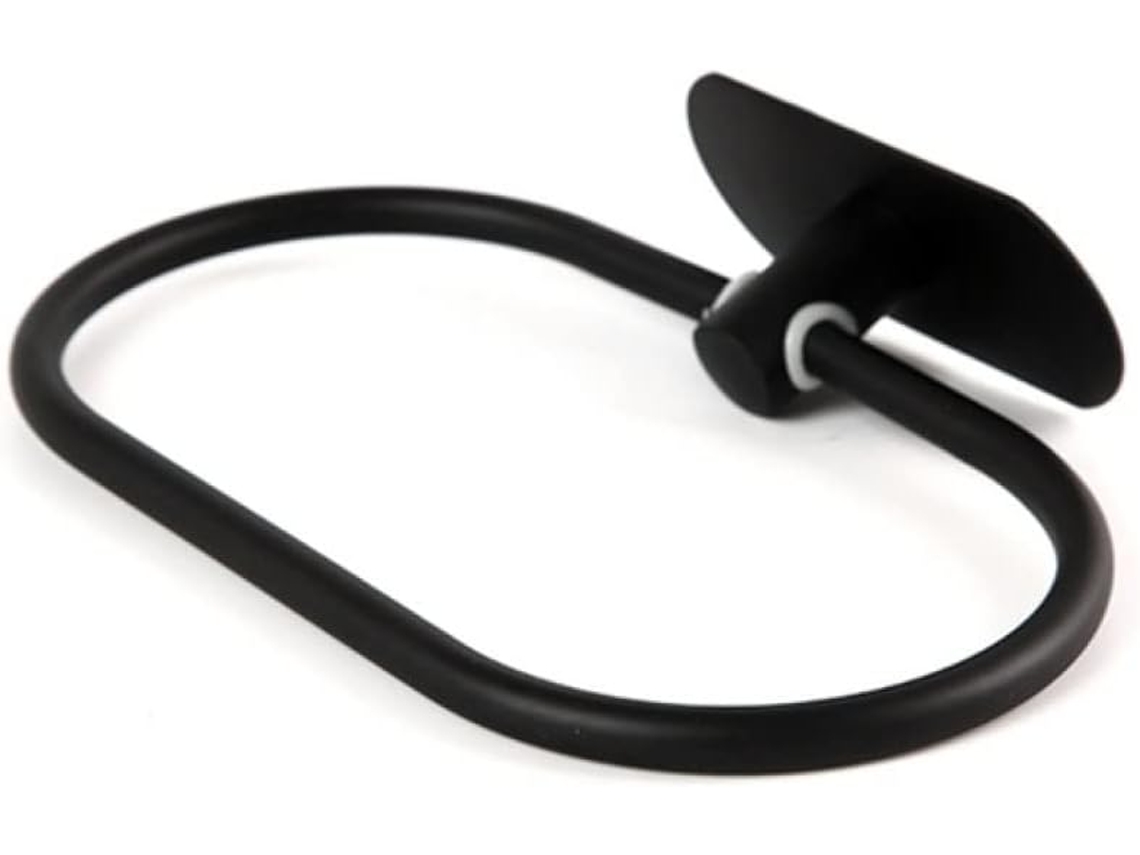 Suporte De Toalha De Mão Oval Em Aço Inoxidável Para Parede