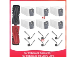 Para Saros 10 / S9 Maxv Ultra Peças Aspirador Principal Rolo Escova Lateral Hepa Filtro Pano Esfregão Sacos Pó