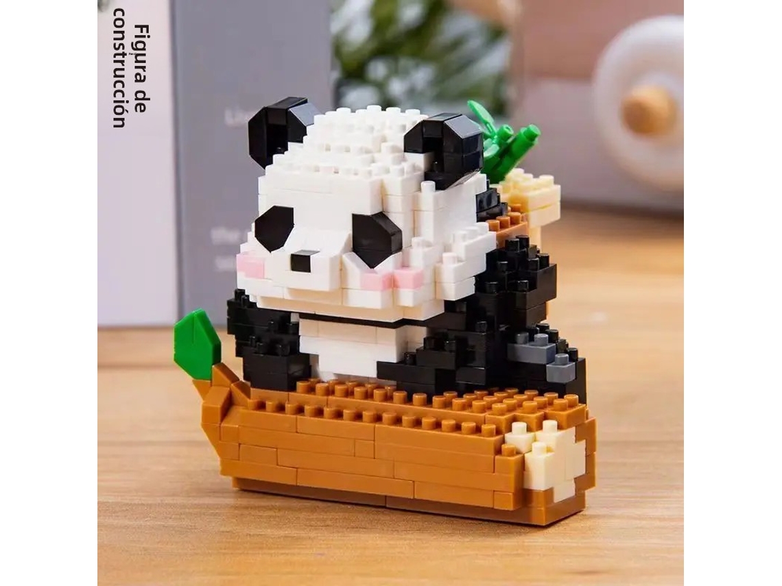 Blocos de Montar 3d Panda Criativo, Brinquedo Educativo para Montar Cidades Faça Você Mesmo MDUG (estilo 3)
