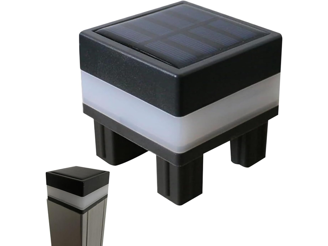 Luminárias Solares De Balizamento, Luminária De Pátio À Prova D'água Com 2 Cores, Decoração Externa.