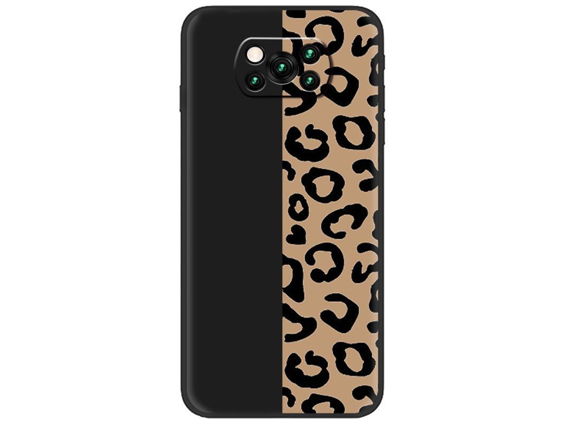 Capa De Silicone Tpu Para Xiaomi Poco X3 Nfc Leopardo Panoona