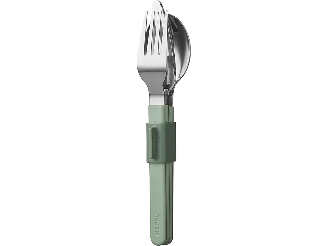 Conjunto De Talheres Silueta De 3 Peças Pode Ser Lavado Na Máquina De Lavar Louça Utensílios D Gokoco