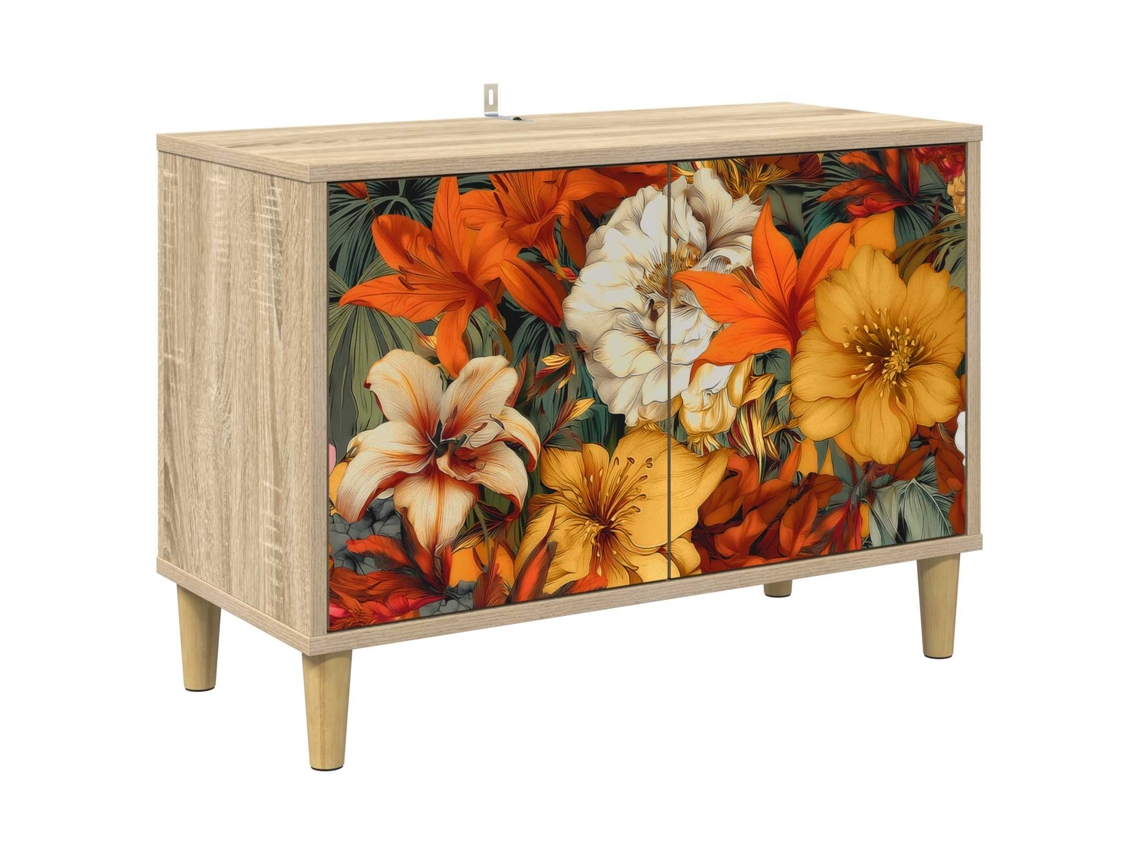 Vidaxl Gabinete Para Tv Gennep 69 X 33 X 50 Cm Sonoma