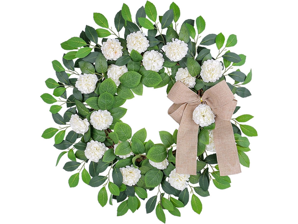 Guirlanda Artificial De Hortênsias Para Porta De Entrada, Jardim, Festas, Casamentos E Decoração De Festas