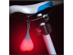 Lurelia Cone Treinamento, (vermelho) Bolas De Silicone Em Formato De Coração Para Luz Traseira De Bicicleta Com Led