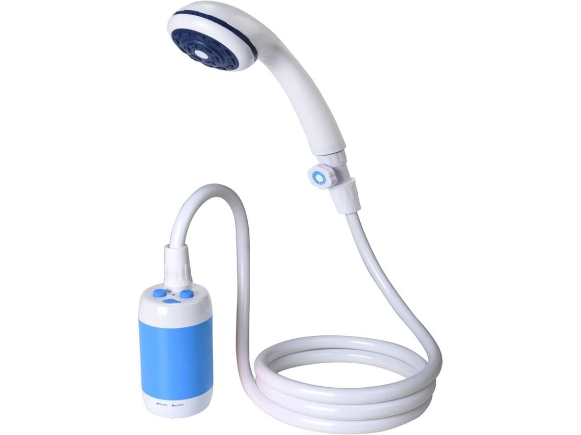 Natures Oasis Chuveiro Portátil Para Acampamento, Chuveiro Externo Recarregável Azul Celeste, Visor Digital Inteligente, Compacto E Portátil, Para A