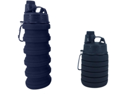 Garrafa de água portátil, dobrável de silicone MDUG