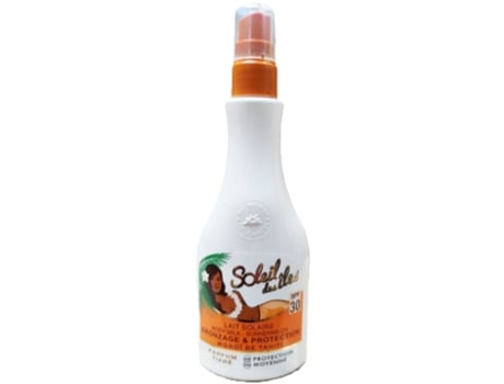 Leche Solar Monoï De Tahiti Spf 30 Fragrância De Tiaré Soleil Des Îles
