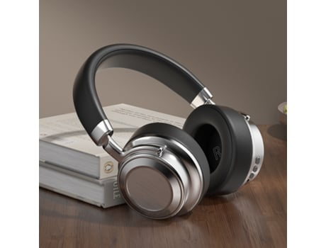 Auricular Sem Fios Bluetooth 6.0 Estilo Retro Com Suporte De Metal Para Desporto E Moda