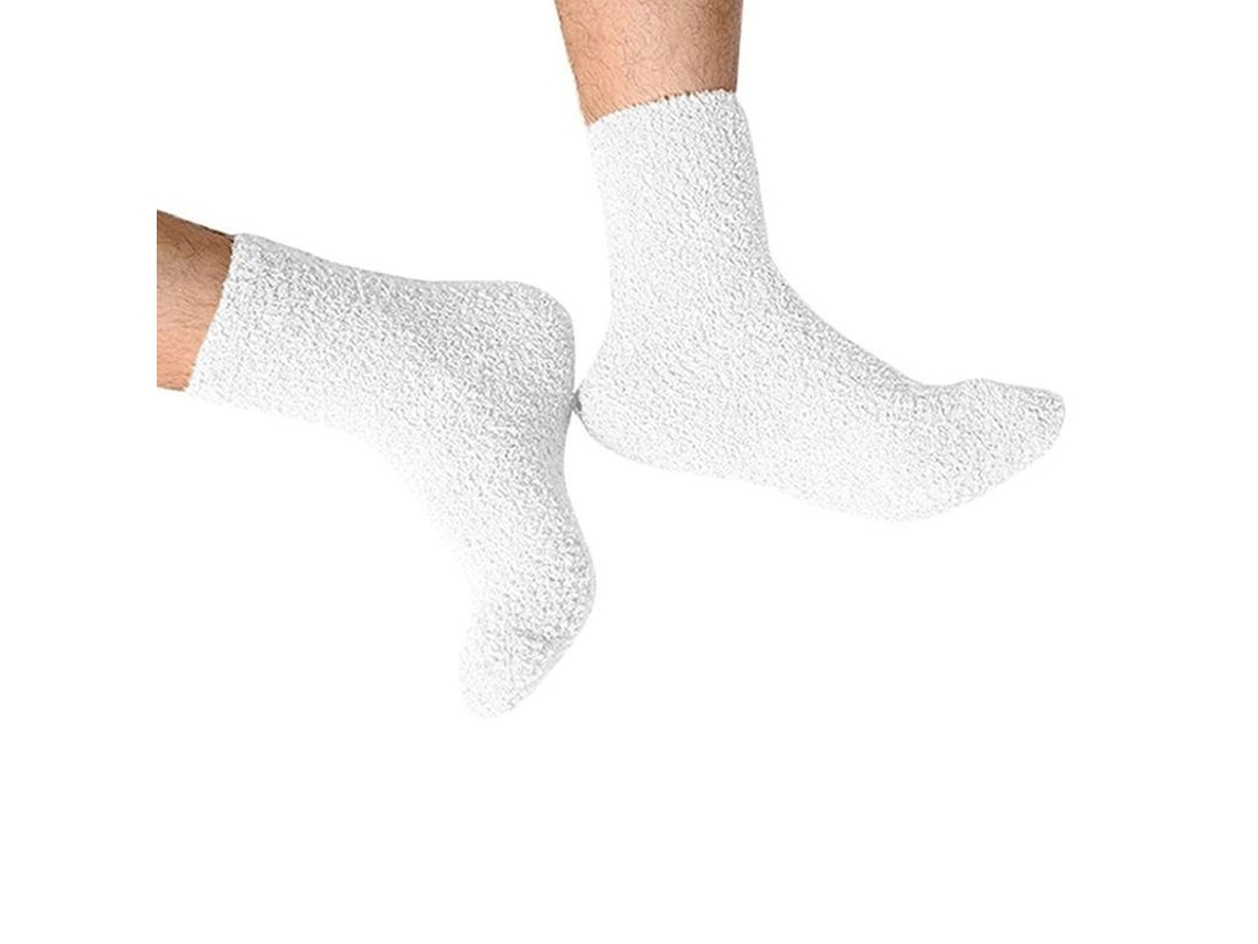2026 5 Pares de Meias Unisex de Pelo Coral Suaves Elásticas e Respirantes Tamanho Único para Homens e Mulheres