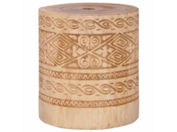 Conjunto 1 Base Para Chapéu De Sol Vidaxl Castanho Madeira (ø34 X 40 Cm)