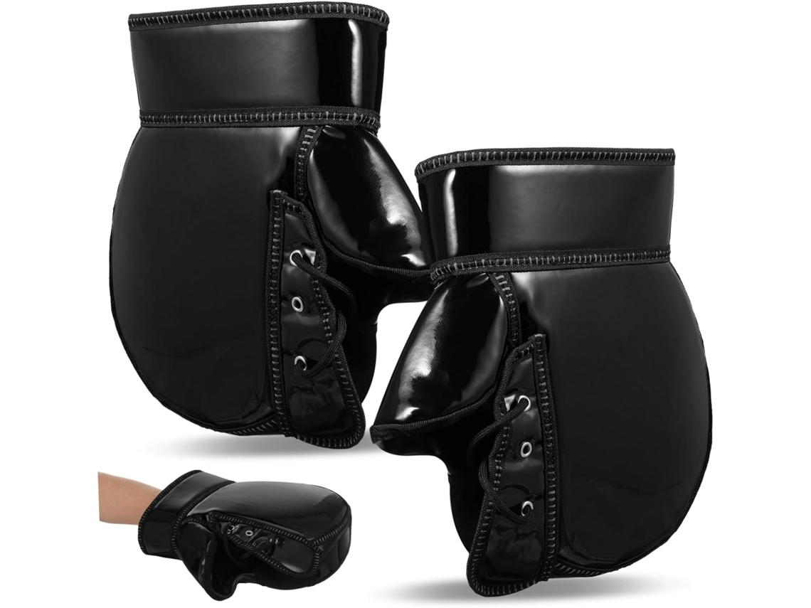 Manoplas De Fibra Sintética Pu Para Guidão De Patinetes De Inverno