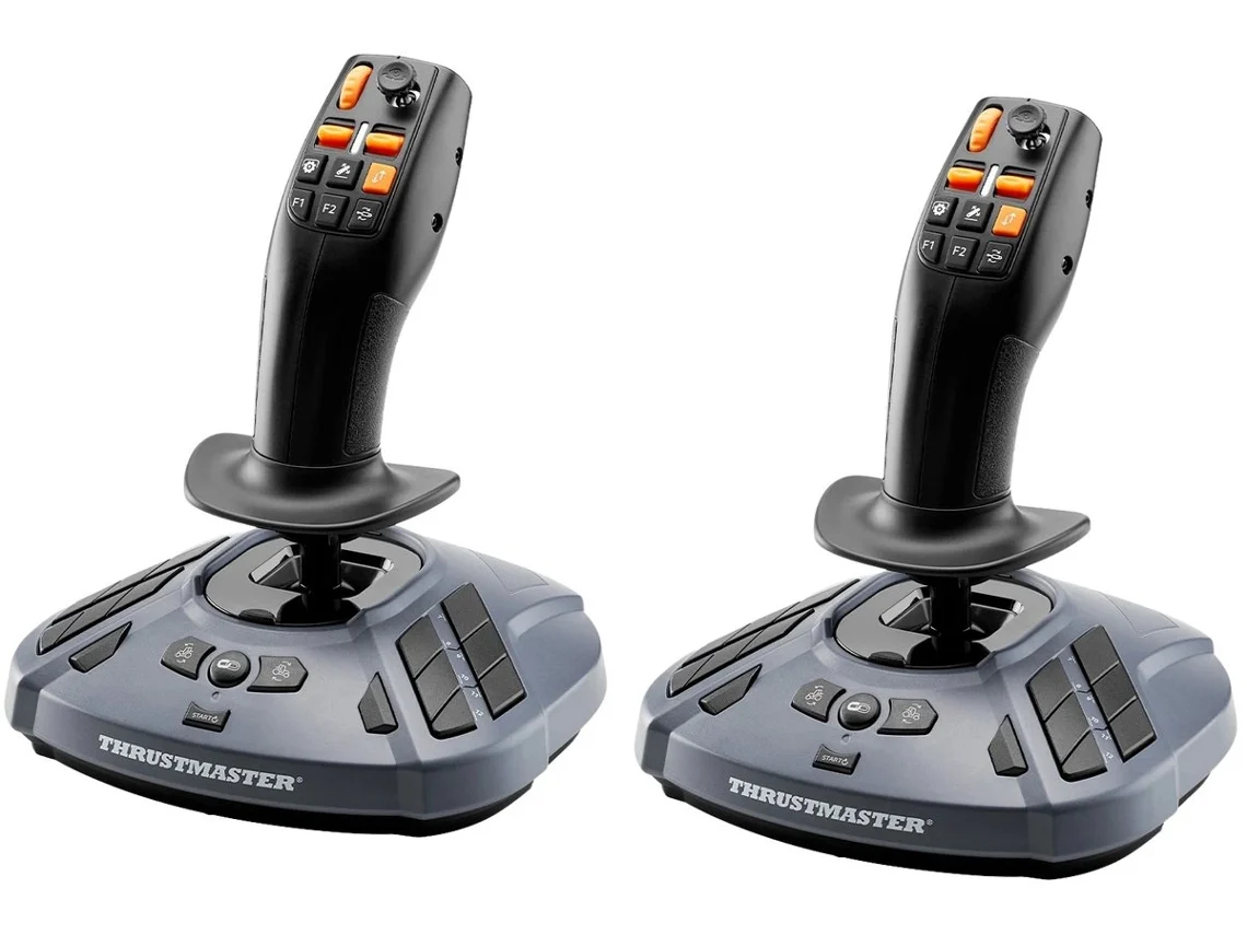 Thrustmaster Simtask Farmstick Duo Pack - Pacote De Joystick Multifuncional Para Agricultura E Caminhões - Pc