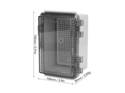 Laxiscreed Caixa De Distribuição Elétrica Ip67 Em Plástico Abs Com Tampa Articulada