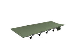 Verde Cama Acampamento Dobrável Adultos Alumínio 7075 150kg Bolsa Armazenamento Viagens Ar Livre