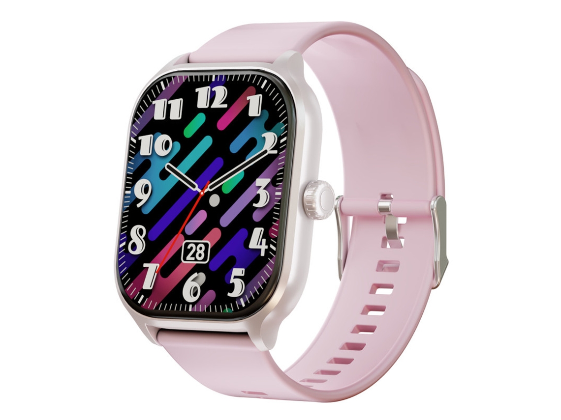 Relógio Inteligente SHAH ARPAN X8 Tela Grande 2.01 Da Fit Bluetooth Call True Heart Rate Bateria Extra Longa Rosa