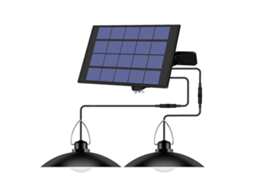2026 lâmpada Pendente Solar com Painel Ajustável Sensor Auto On/off Resistente À Água Ip65 para Jardim Pátio Exterior/interior