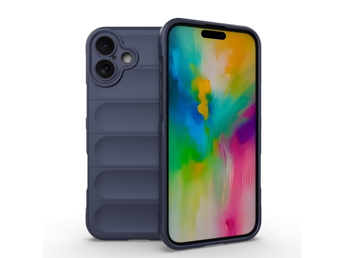 Capa Magic Shield Para Iphone 16 Plus - Tpu Com Forro Aveludado E Proteção Anti-quedas