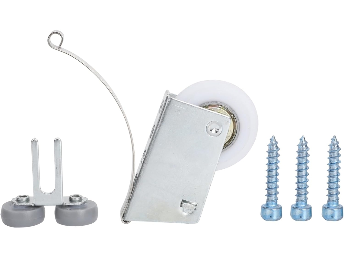 Rodízios Para Porta De Correr Com Rolamento, Conjunto De 4, Plástico