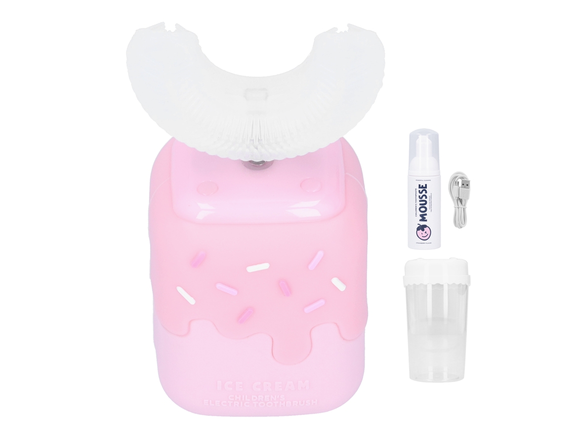 Escova de Dentes Elétrica Infantil em U Impermeável Ipx7 com Carregamento Magnético e Modos Inteligentes | S/MARCA