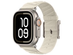 Pulseira Fina De Aço Inoxidável Com Fecho Borboleta Para Apple Watch Series 9 10 11 42 44 45 49mm, Modelo Starlight