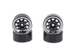 4 Rodas Beadlock 1 Polegada Groove Universal Para Carro Rc Traxxas Atv Peças Com Parafusos Prata