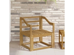 Vidaxl Conjunto De Sofás Para Exterior Madeira Sólida De Acácia Branco