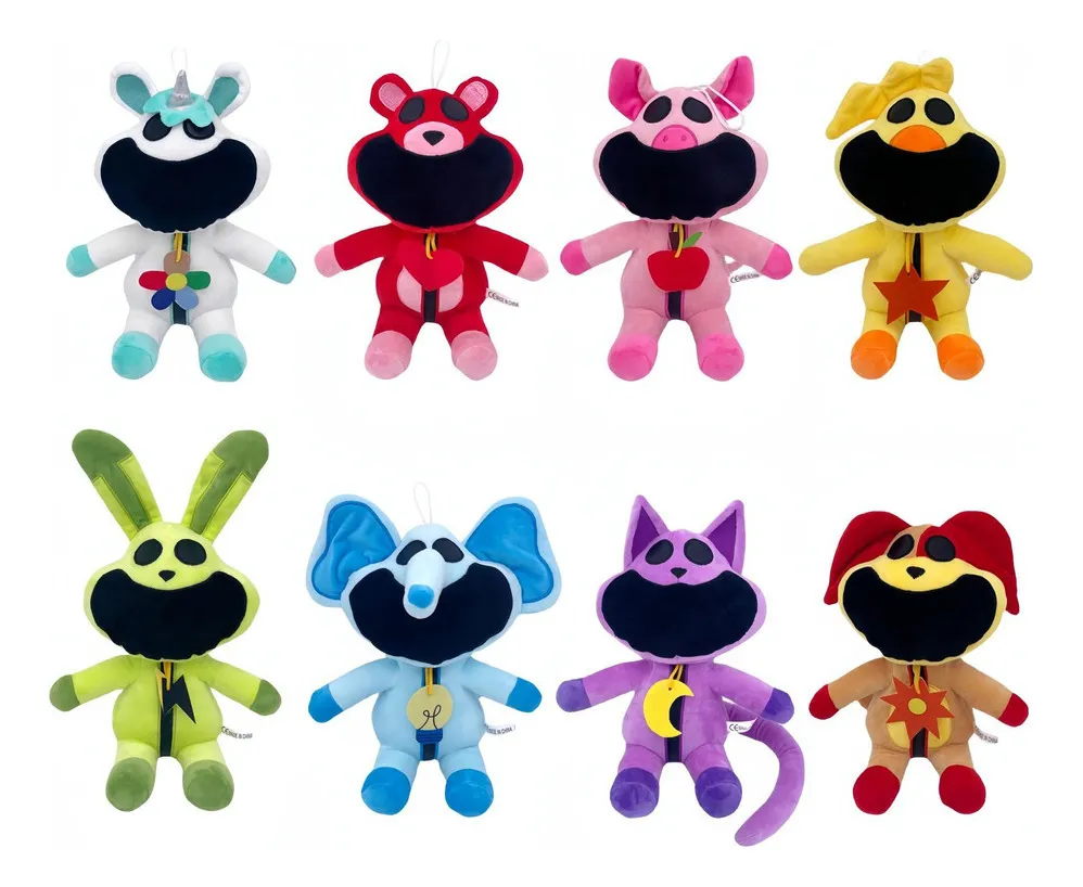 Conjunto De 8 dos bonecos De Pelúcia N 2024 2024novos Sorrindovayotoy