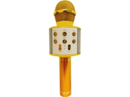 Microfone Funtastic Karaoke (dourado)*