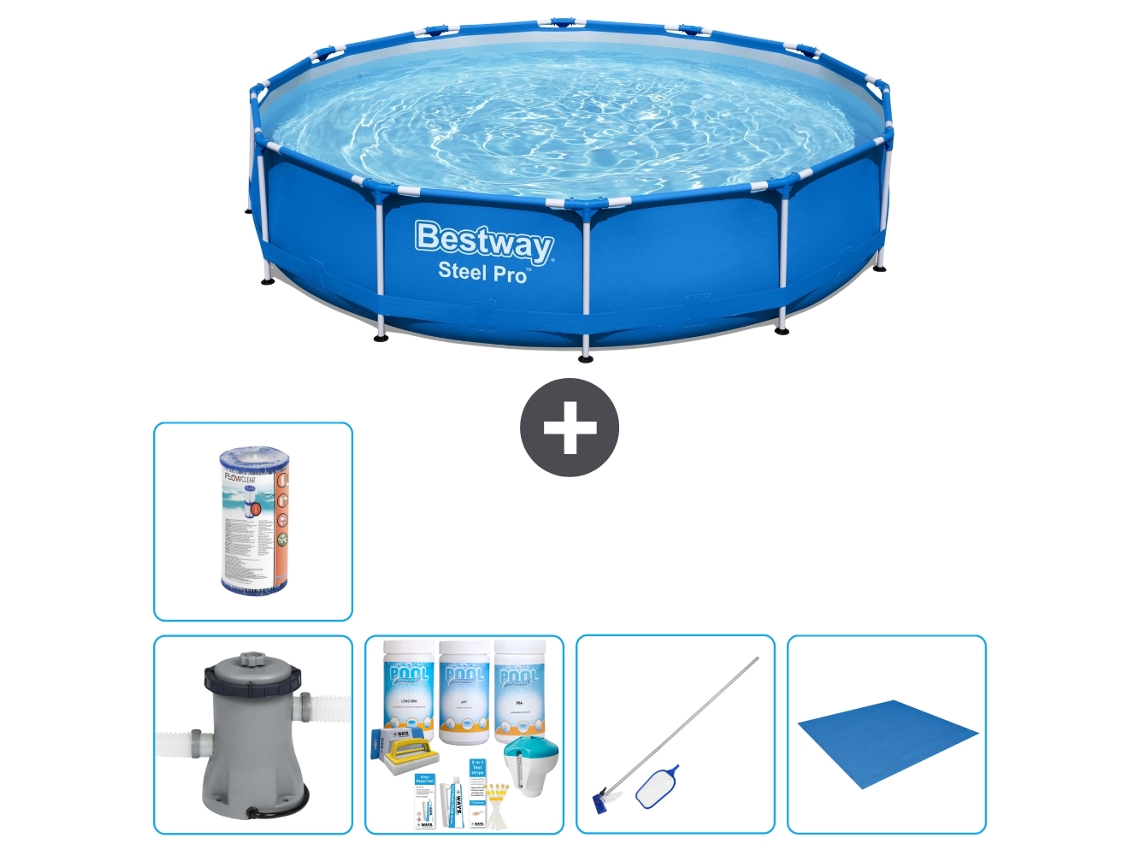 Bestway Piscina Bestway Steel Pro Redonda - 366x76 Cm - 6-peças S22104