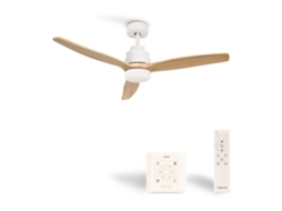 Create - Wind Stylance Natural Wood - Ventoinha De Teto 40w Silencioso 100% Madeira Vários Tamanhos