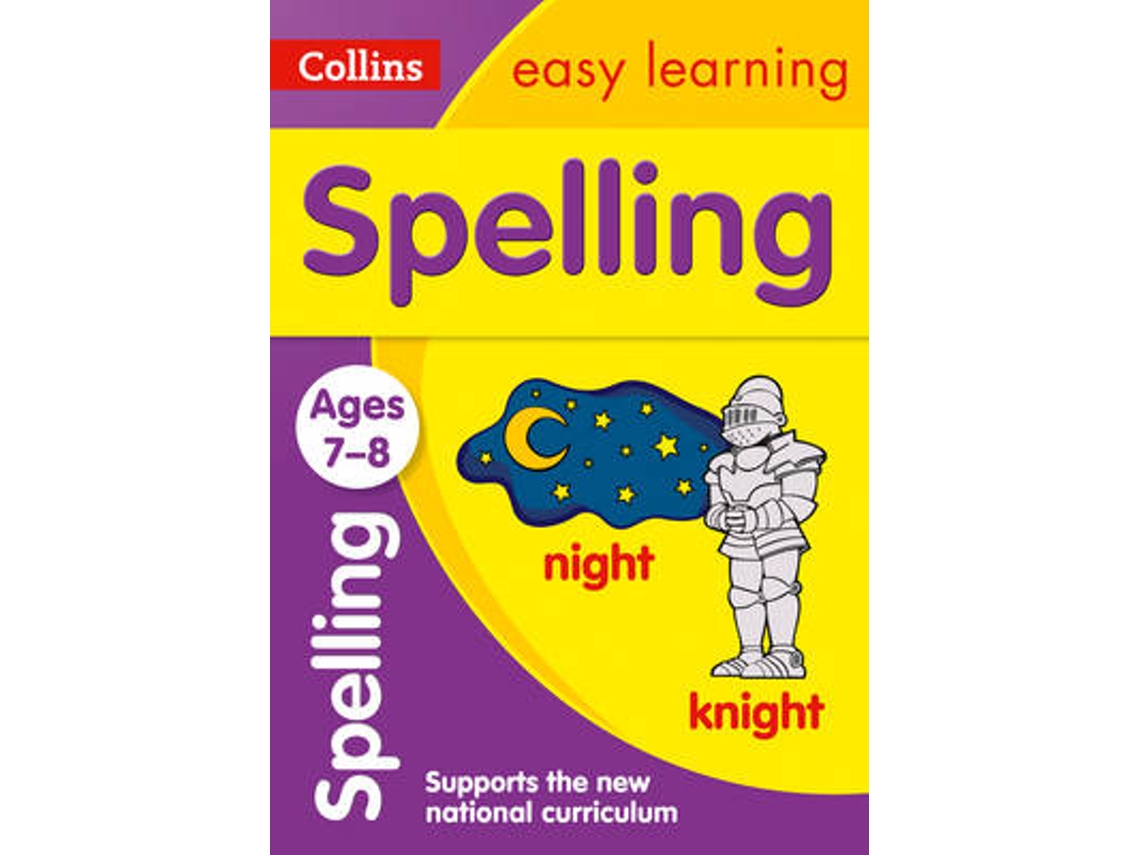Livro Spelling Ages 7-8 de Collins Easy Learning (Inglês)