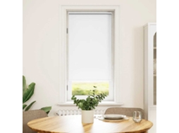 Vidaxl Cortina De Rolo Blackout, 64,4 X 120 Cm, Largura Do Tecido 60 Cm, Branca.