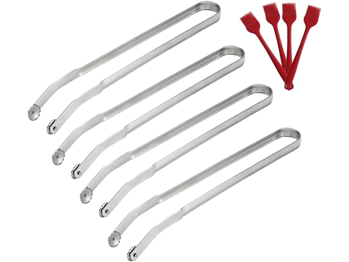 Pinça Para Virar Linguiça, Pinça De Cozinha, Pinça Para Churrasco, Pinça Para Grelhar Linguiça, Pinç Gokoco