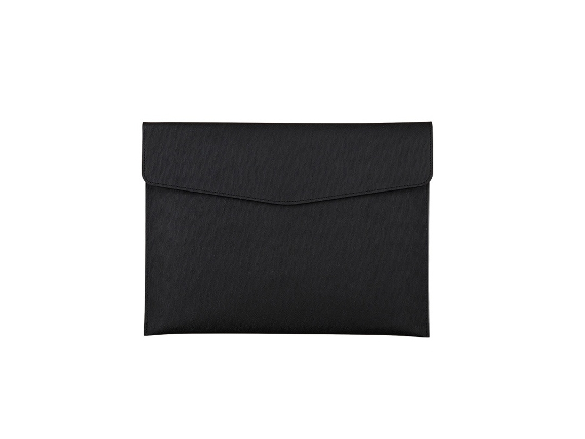 Pasta Porta Documentos Em Couro Pu Preto Com Fecho Magnético Com Design Resistente E Utilização Prática Elysve