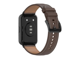 Pulseira De Substituição De Couro Genuíno Para Relógio Inteligente Fit 2, Pulseira Ajustável Olysi Shop