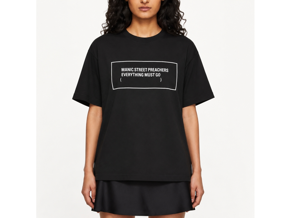 Manic Street Preachers Everything Must Go Monochrome T-shirt Classic Unisex Adults Size:s