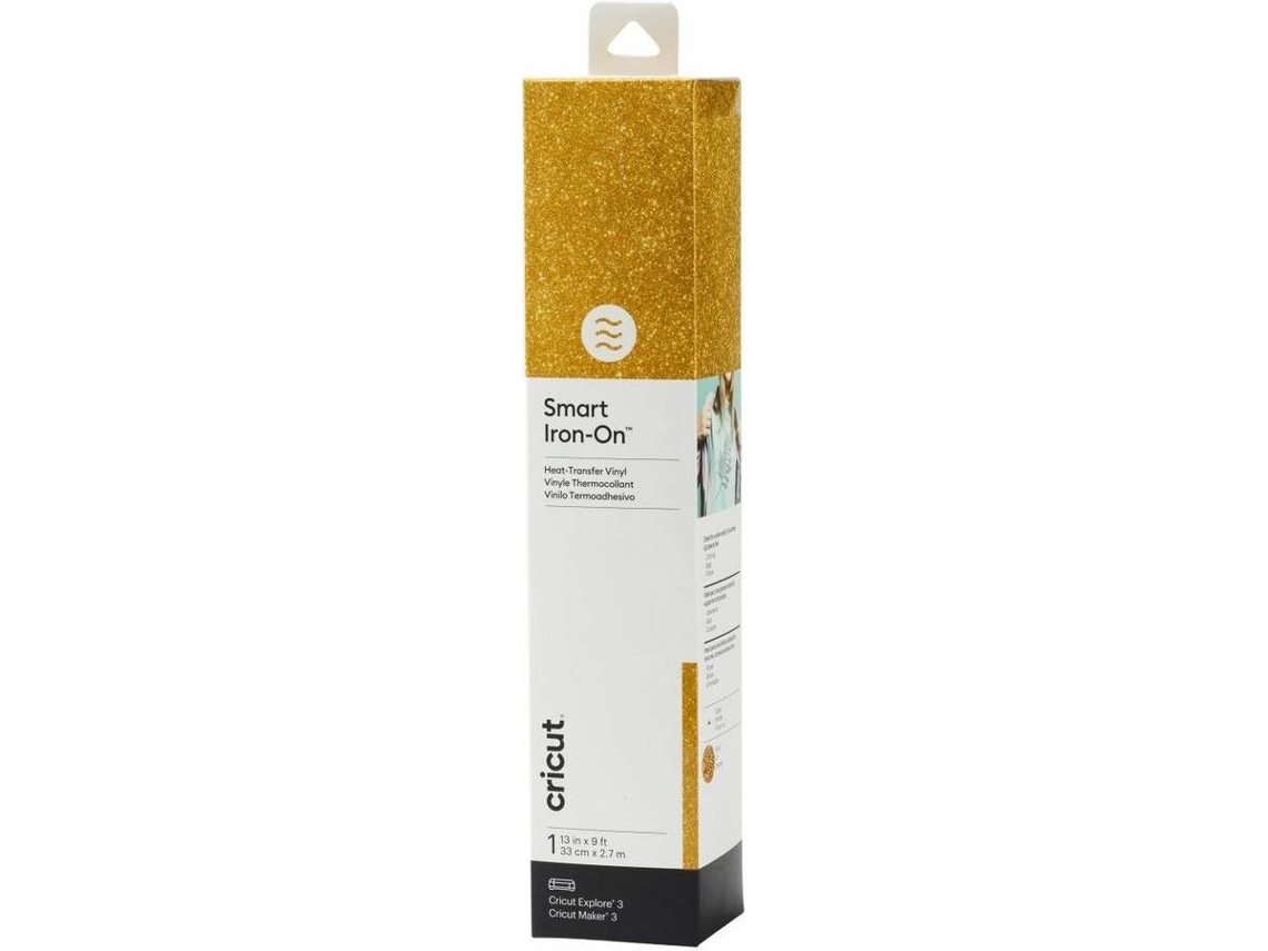 Smart Iron-On CRICUT Glitter Gold (33x273cm - 1 Folha)