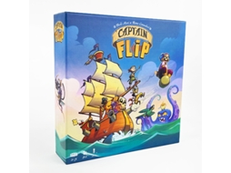 Captain Flip Jogo de Tabuleiro: um Jogo de Cartas Dinâmico para Toda a Família, Ideal para 2 a 6 Jogadores. MDUG