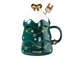 1 Conjunto De Copo De Cerâmica De Natal