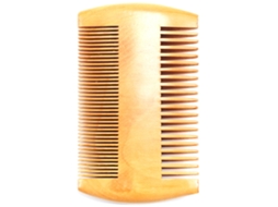 2026 peine de Madera de Pera de Alta Calidad Antiestático Doble Lado Portátil para Barba