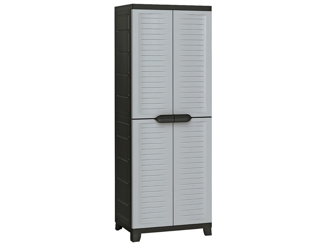 Cabinet, Cabinets Vidaxl Cinzeto Plástico (65 X 45 X 181 Cm)