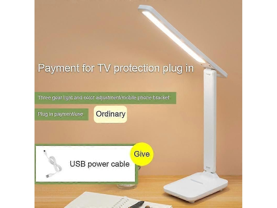 Lâmpada De Escritório Xiaomi Regulável Com Porta Usb E Proteção Ocular Controle Táctil A01