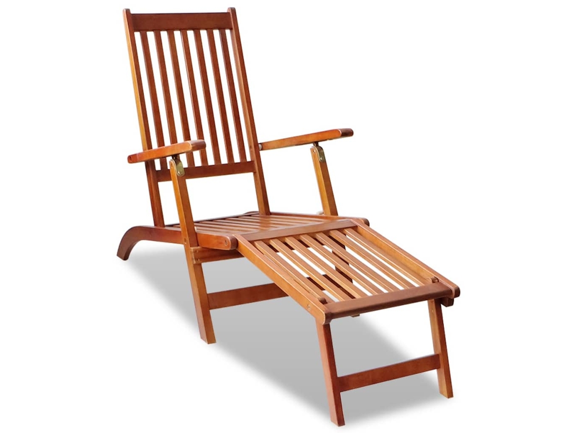 Sun Lounger, Sun Loungers Vidaxl Marrom Madeira (n/a)