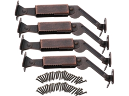 Conjunto De 4 Dobradiças Suporte Para Tampa, Reforçadas, Armários E
