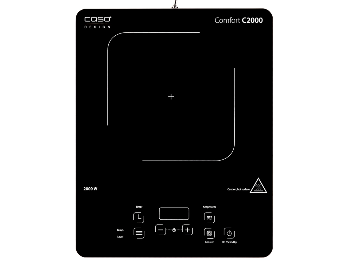 Placa de Indução CASO Comfort C2000 (Nº de queimadores: 1)