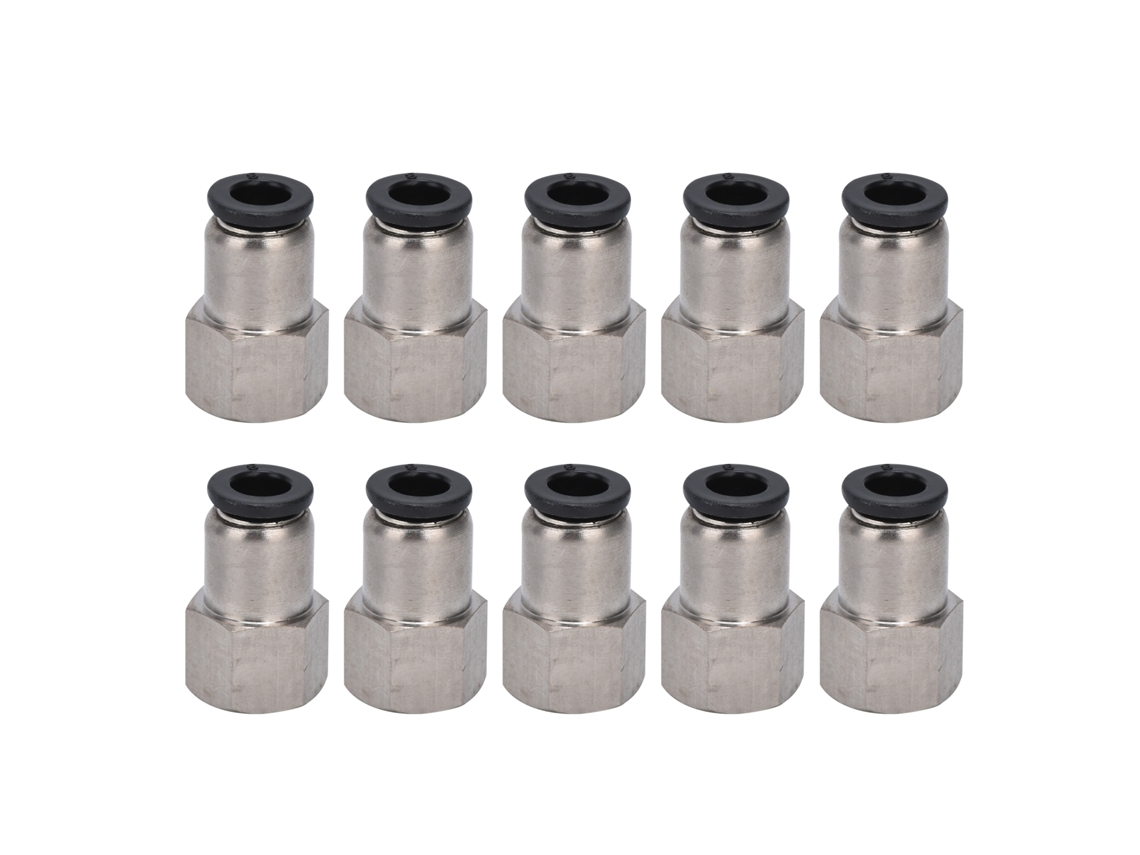 Conector Pneumático Reto Fêmea de Inserção Rápida S/MARCA